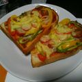 かす”お's cooksnap of when they made 簡単ピザトースト.