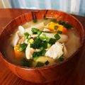 ともみん❤'s cooksnap of when they made 鮭缶で♪石狩風なお味噌汁.