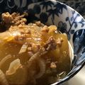 wrt_my's cooksnap of when they made 豚ひき肉 or 鶏ひき肉で冬瓜のそぼろ煮.