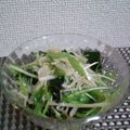 ３７チュウ's cooksnap of when they made 水菜と大根のサラダ.