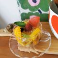 カバゴン's cooksnap of when they made ジューシーフルーツ入り白ワインゼリー♡.