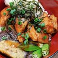 チビトン's cooksnap of when they made 【簡単】夏野菜の焼き鳥丼♪.