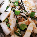 mikansan3's cooksnap of when they made 長芋とオクラの和え物.