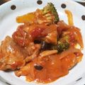 tomo's cooksnap of when they made 簡単豪華なチキンのトマト煮込み☆.