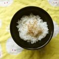 花時計咲いた's cooksnap of when they made わかめご飯にごま.