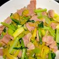 クック71NHET☆'s cooksnap of when they made ズッキーニと小松菜のベーコン中華炒め.