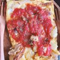 komugiko4's cooksnap of when they made じゃが芋入りスモークチーズのオムレツ.