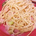komugiko4's cooksnap of when they made いか明太子とアスパラ☆レモンバターパスタ.