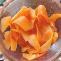 komugiko4's cooksnap of when they made ひらひら人参のクミンマリネ.