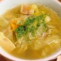 ニナw's cooksnap of when they made 寒い日に飲みたい♡カレーコンソメスープ♡.