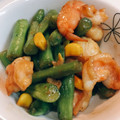 ねこのともだち's cooksnap of when they made いんげんと海老のマヨネーズ醤油炒め.