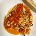 あんこだよ。's cooksnap of when they made タラとシーフードのトマト煮.