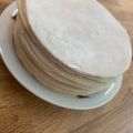 M015417's cooksnap of when they made 手作り餃子の皮deモチモチ餃子(皮編).