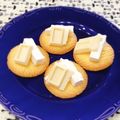 Satoco❋'s cooksnap of when they made 材料3つ！1分でできるチーズタルト.