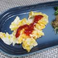ジョングレ's cooksnap of when they made バター味スクランブルeggにケチャップ➕.