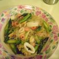 みーたんこーたん's cooksnap of when they made アスパラのシーフード炒め.