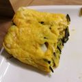 ももpppp's cooksnap of when they made 残ったかぼちゃの皮とハムでオムレツ.