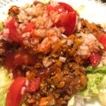 くま～ま's cooksnap of when they made 沖縄のソウルフード♬キンタコ風タコライス.
