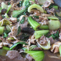 kko-h's cooksnap of when they made 青梗菜と豚肉の中華炒め.