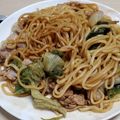 ★しろねこやまと★'s cooksnap of when they made 3分で電子レンジ焼きそば.