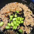 Lake☆Erie's cooksnap of when they made ひじきの炊き込みご飯.