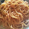 クックUL8OCM☆'s cooksnap of when they made トマトと新玉葱のかにクリームスパゲティ♡.