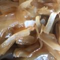 クック0WJHVM☆'s cooksnap of when they made 玉ねぎとこんにゃくの甘生姜煮.