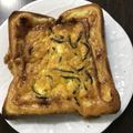 240915's cooksnap of when they made ごま昆布で和風カルボナーラトースト.