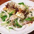 ちゃちゃまる26's cooksnap of when they made 新玉ねぎと水菜のじゃこ豆腐サラダ.