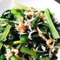 かおるうさぎ's cooksnap of when they made 炒め物(小松菜・しらす・薄揚げ).
