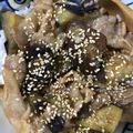 なみか☆'s cooksnap of when they made こってり豚丼☆豚肉となすのごまみそ丼.