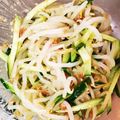 料理見習い隊's cooksnap of when they made もやしときゅうりの梅肉チューブあえ.