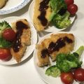 おにぎりちゃんママ's cooksnap of when they made 揚げないヘルシーチキンカツ（胸）.