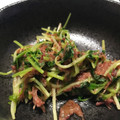 もきちもんきー's cooksnap of when they made おつまみに！豆苗とコンビーフ炒め.