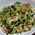 だいたいぶ's cooksnap of when they made きゅうりと竹輪のナムル.
