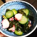 そーちゃんb's cooksnap of when they made タコときゅうりとわかめの酢の物.