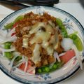 ☆☆☆めぐたん☆☆☆'s cooksnap of when they made トマトとレタスのチーズon挽き肉サラダ.