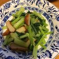 んりおか's cooksnap of when they made 小松菜とさつま揚げのさっと炒め♪.
