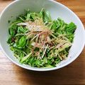 ころわんの母さん's cooksnap of when they made 水菜と茗荷の梅サラダ.