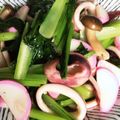 huu_ka's cooksnap of when they made イカとチンゲン菜(小松菜)の中華炒め.