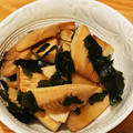 かなりんココりん's cooksnap of when they made 焼き色香ばしい！筍とわかめのお惣菜.