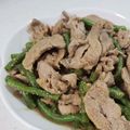 かなはは☆'s cooksnap of when they made 豚肉とインゲンの柚子入り味噌炒め.