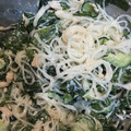 クック0D8JVA☆'s cooksnap of when they made 生わかめとカニカマのマヨサラダ.