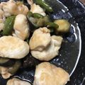 プリン後輩's cooksnap of when they made ササミとナスのポン酢焼き.