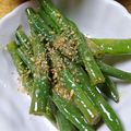 凪なぎ's cooksnap of when they made すっぱウマい☆いんげんのゴマ酢味噌和え.