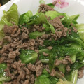 blue_apron's cooksnap of when they made 簡単めちゃ旨！レタスとひき肉の炒め物.