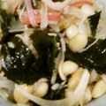 ケンチャナヨ～'s cooksnap of when they made カニカマとわかめの中華風酢の物.