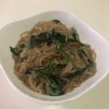 papikun's cooksnap of when they made 低糖★糸コンとニラの簡単チャプチェ風炒め.