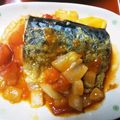 クックLO5PCP☆'s cooksnap of when they made サバのソテー♪トマト野菜ケチャソースで♪.