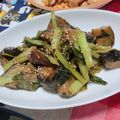 smilechip's cooksnap of when they made なすと小松菜の味噌炒め.